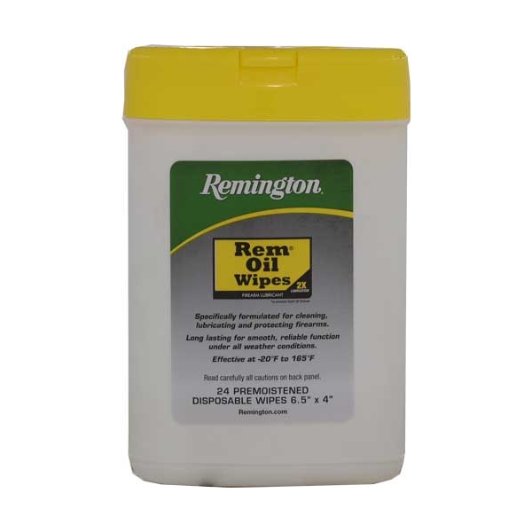 Remington Rem Oil Gun Wipes - 24pk