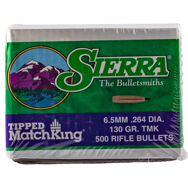 Sierra Tipped Matchking, Sierra 7430c .264 130 Tipped Mk                500