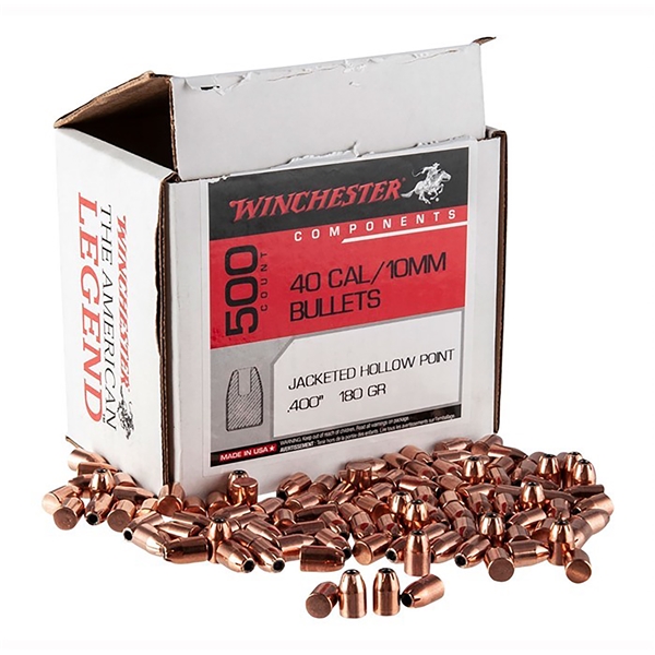 Winchester Ammo Centerfire Handgun, Win Wb40hp180d Bul 40    180 Jhp         500/3