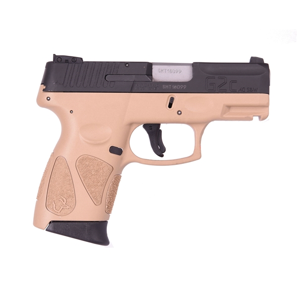 Taurus G2c 40s&w Blk/fde 3.2" 10+1  #