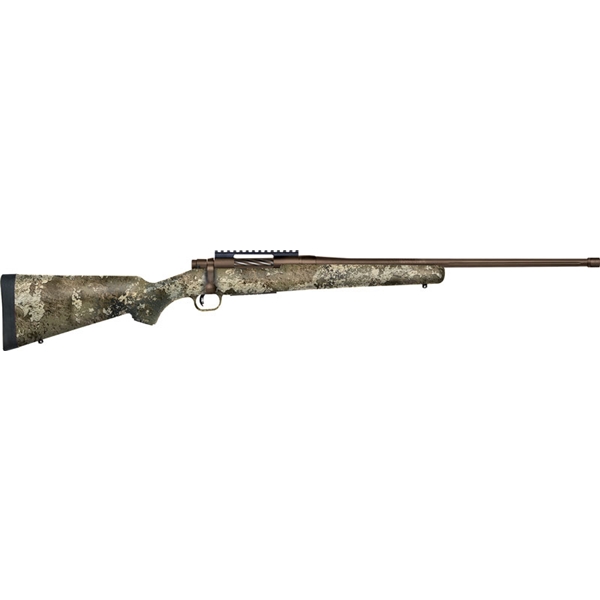 Mossberg Patriot Predator 243 - Win 22" Brown Cerakote/strata