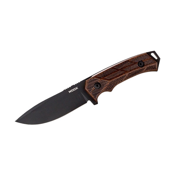 Woox Knife Rock 62 Fixed Blade - 4.25" Walnut Engraved Handle!