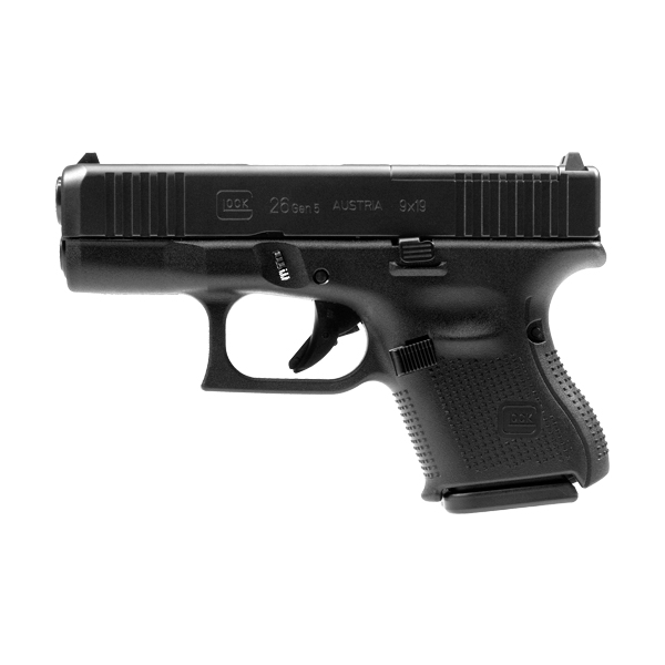 Glock 26 Mos 9m Luger Gen-5 Fs - 10-shot Black Front Serrations