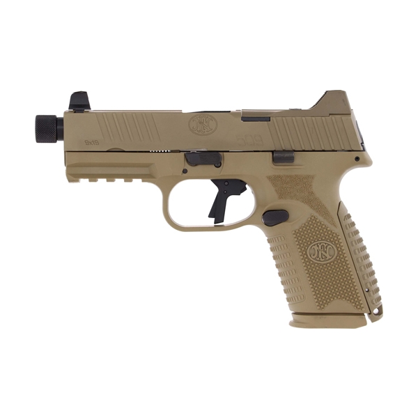 Fn 509m Tactical Bundle 9mm - 4-24rd & 1-15rd Mag Fde