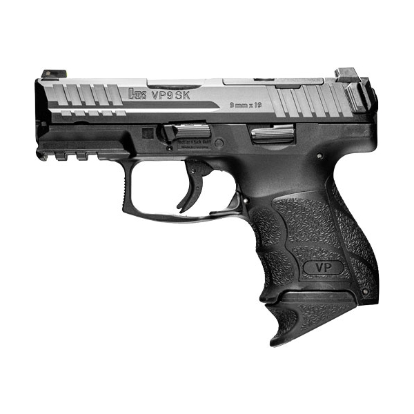 Hk Vp9sk Optics Ready 9mm - 3.39" Bbl 2-10rd Blk