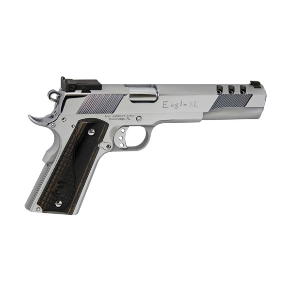 Iver Johnson Eagle Xl Ported - .45acp 6" Adj Polished Chrome