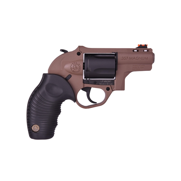 Taurus 605 Poly 357m Blk/brown 5sh 2"