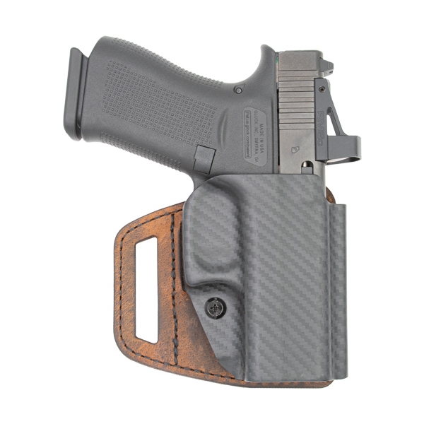 Versacarry Vslide Holster Owb - Hybrid S&w Mp Shield Poly/brwn