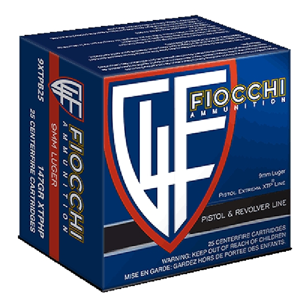 Fiocchi Extrema, Fio 9xtpb25   9mm        147 Xtp     25/20