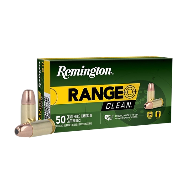 Remington Ammunition Range, Rem 27681  Rc9mm11  Rng Cln  9mm   115 Fneb  50/10