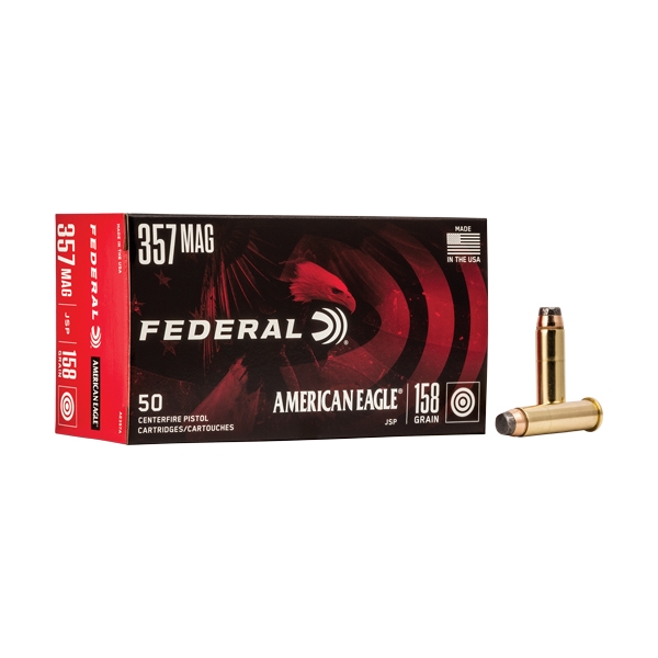 Federal Ae 357 Mag 158gr Jsp - 50rd 20bx/cs