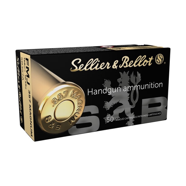 S&b 357 Mag 158gr Fmj-rn - 50rd 20bx/cs