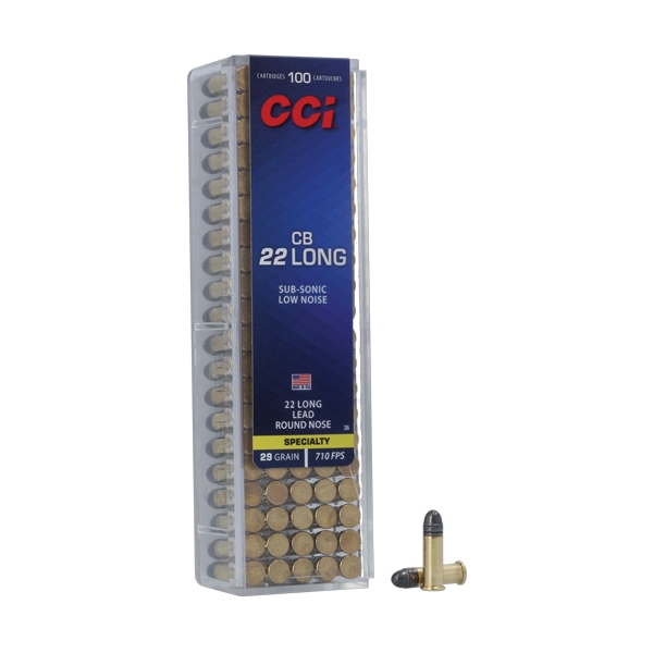 Cci 22 Cb Long 710fps 29gr - 100rd 50bx/cs Lead-rn