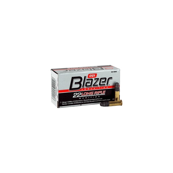 Cci Blazer 22lr 1200fps 40gr - Lead-rn 50rd 100bx/cs