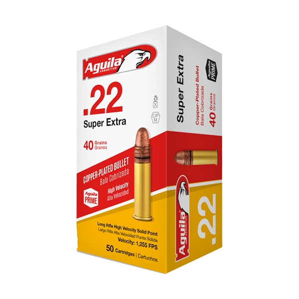 Aguila 22 Lr High Velocity - 40 Gr Ldrn 2000rd Case Lot