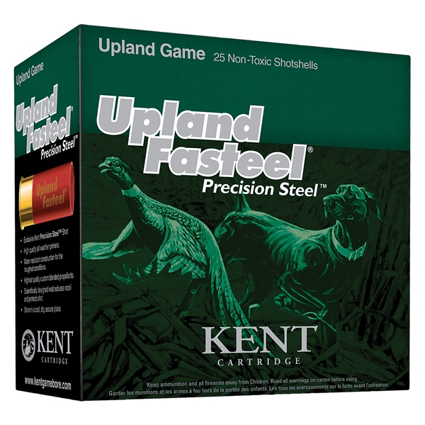 Kent Cartridge Upland Fasteel, Kent K122us325    2.75 11/8  Stl             25/10