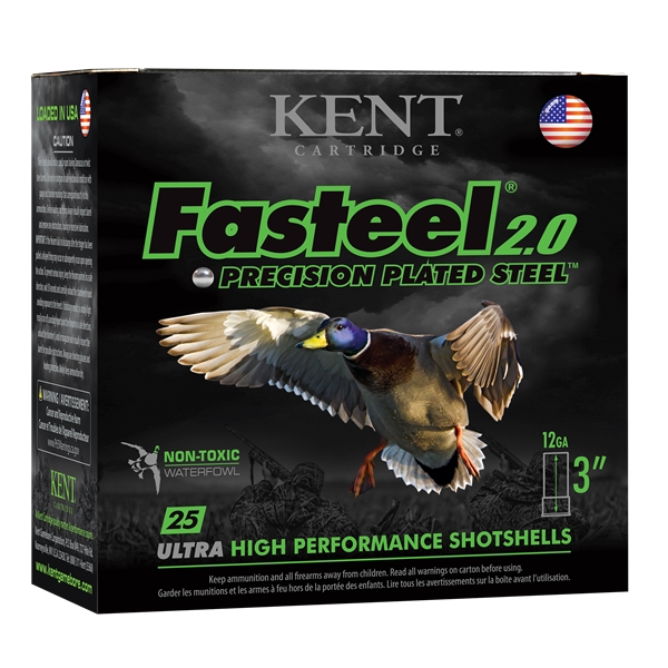 Kent Cartridge Fasteel 2.0, Kent K123fs363    3in 11/4   Faststl 2.0     25/10