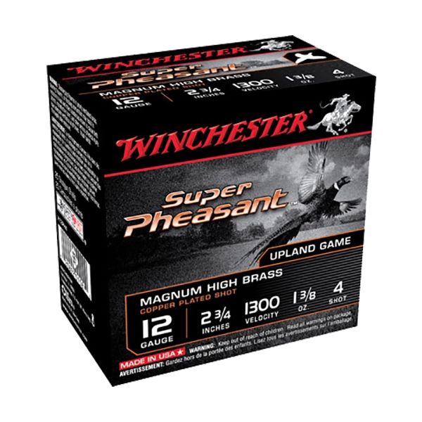 Winchester Ammo Super Pheasant, Win X12ph4  Sup Phsnt 1 3/8          25/10