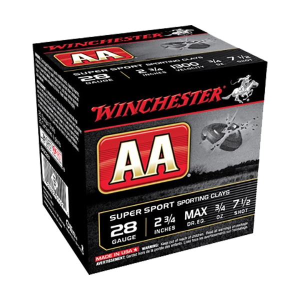 Winchester Ammo Aa, Win Aasc287    Aa Spt Cly   3/4      25/10