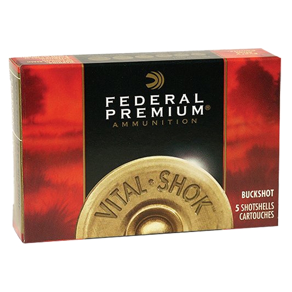 Federal Premium, Fed P1584b  Mag        12    3in Buck     5/50