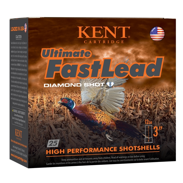 Kent Cartridge Ultimate Fast Lead, Kent K123ufl504  3in  13/4 Ultimate Fast Ld  25/10