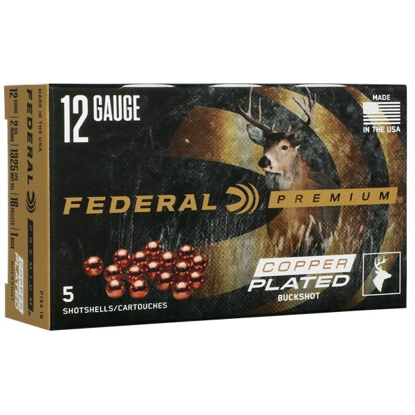 Federal Premium, Fed P1541b     12 2.75           Max Buck     5/50