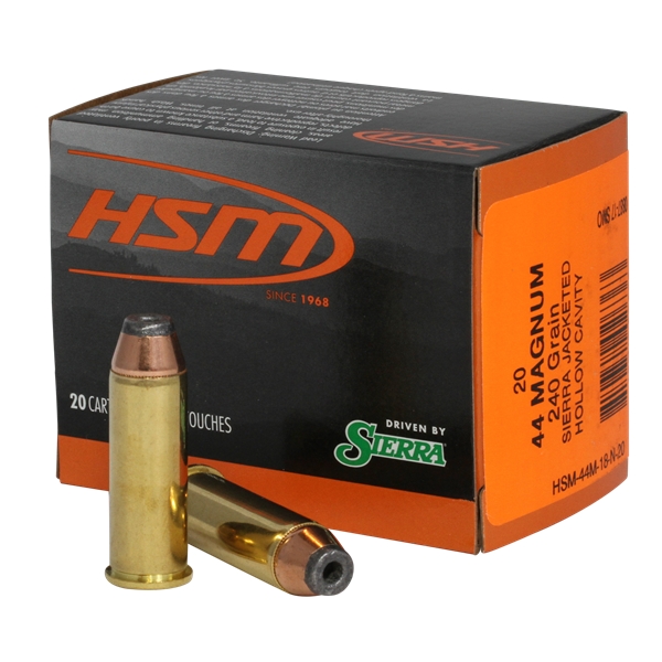 Hsm Pro Pistol, Hsm 44m18n20   Pro Pistol 44mag  240 Jhc     20/20