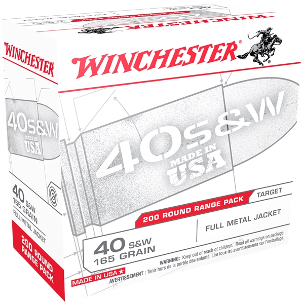 Winchester Ammo Usa, Win Usa40w    40s       165 Fmj    200/03