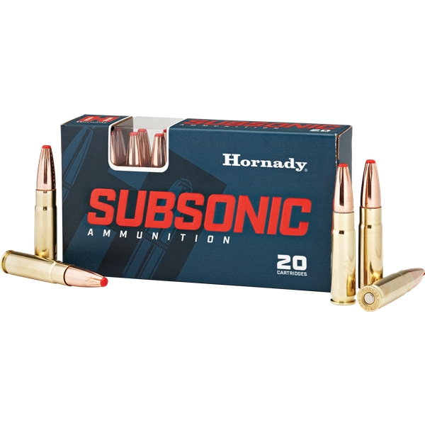 Hornady Subsonic, Horn 80877 Subsonic 300bo 190 Sub-x          20/10