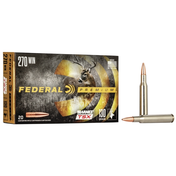 Federal Premium, Fed P270l      270     130 Btsx            20/10