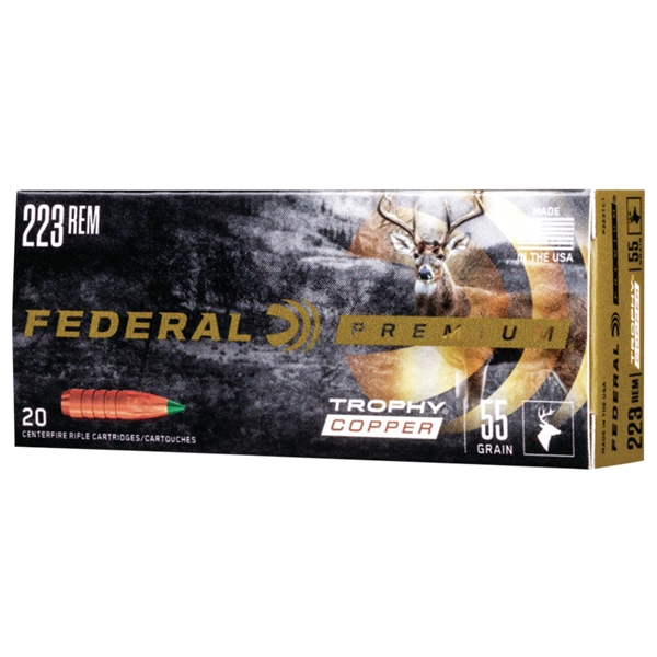 Federal Premium, Fed P223tc1    223      55 Trp Cop         20/10