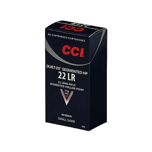 Cci Quiet-22, Cci 970   22 Lr Quiet 40 Shp               50/100