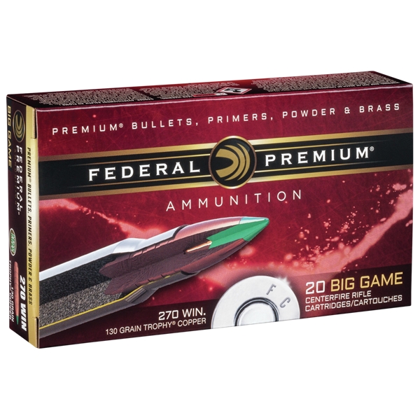 Federal Premium, Fed P270tc1    270     130 Tc              20/10