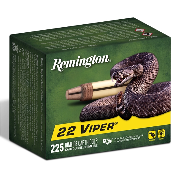 Remington Ammunition Viper, Rem 21239 Vp225    22lr 36 Tcs              225/10