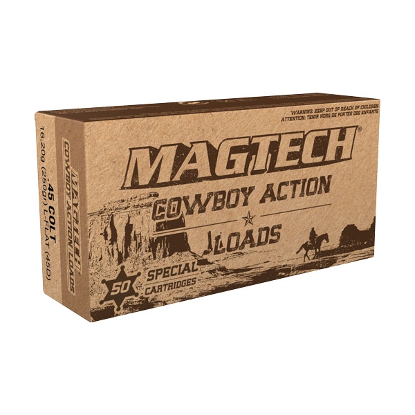 Magtech Cowboy 45 Lc 250gr - Lead Fp 50rd 20bx/cs