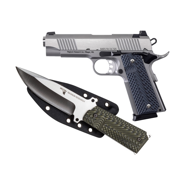 Desert Eagle 1911 Commander - .45acp 4.3" Fs Ss G10 W/knife