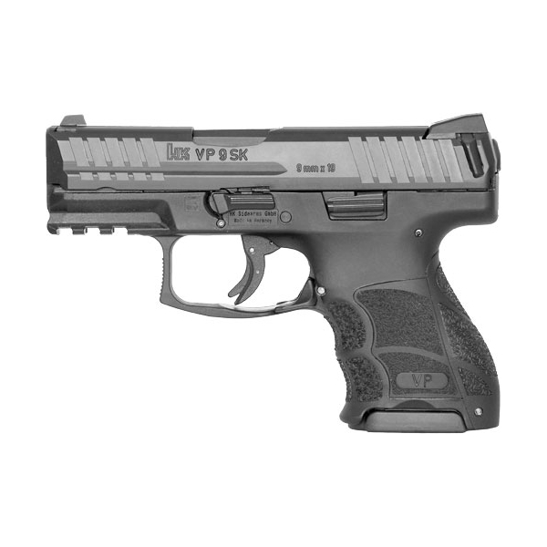 Hk Vp9sk Subcompact 9mm - 3.39" Bbl 2-10rd Blk