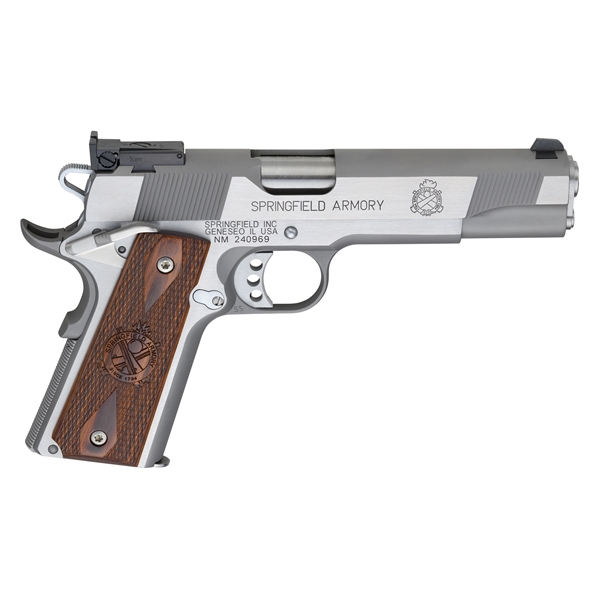 Springfield Armory 1911 45acp Trgt Ss/wd 5"