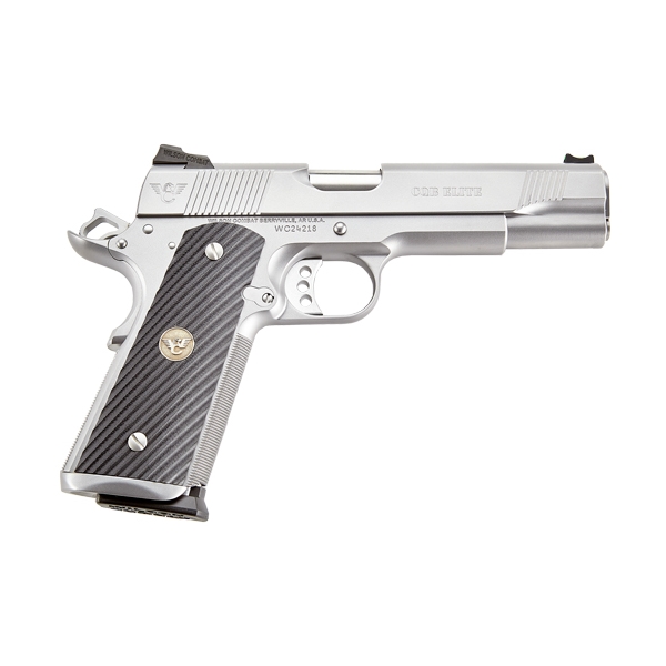 Wilson Cqbe-fs-45-ss .45acp 5" - Fs 8-shot Stainless Blast Bead