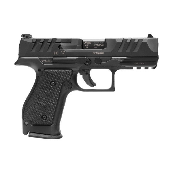 Walther Pdp Sf Compact 9mm - 4.5" Or 18-rds Black Steel