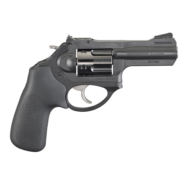 Ruger Lcrx .357mag 3" Adj. - 5-shot Matte Hogue Tamer Grip