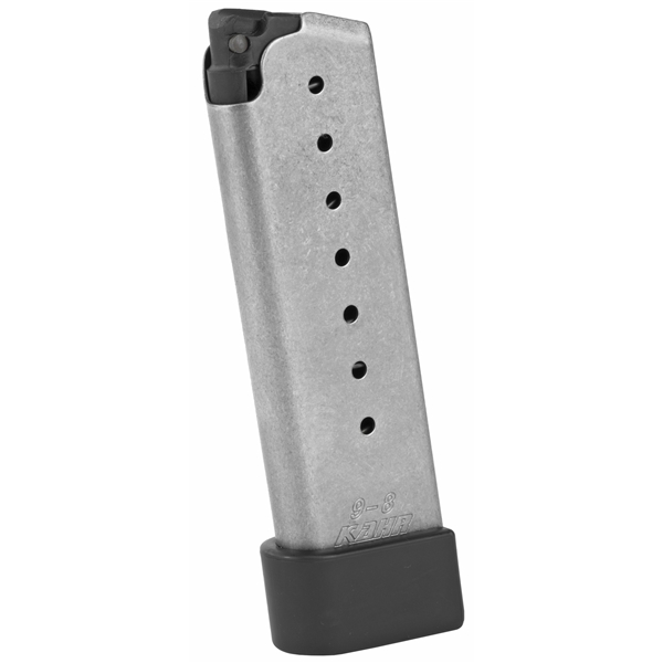 Mag Kahr K9 9mm 8rd Stnls W/grip Ext