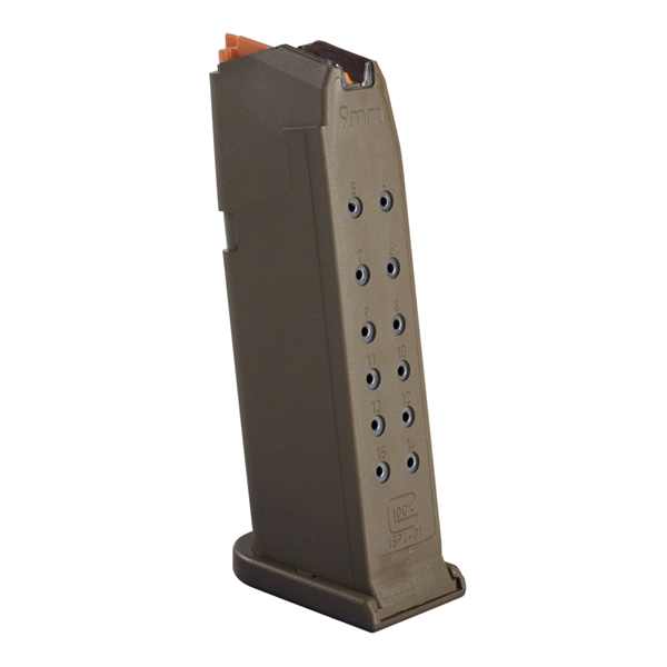 Mag Glock Oem 19 9mm 15rd Fde Pkg