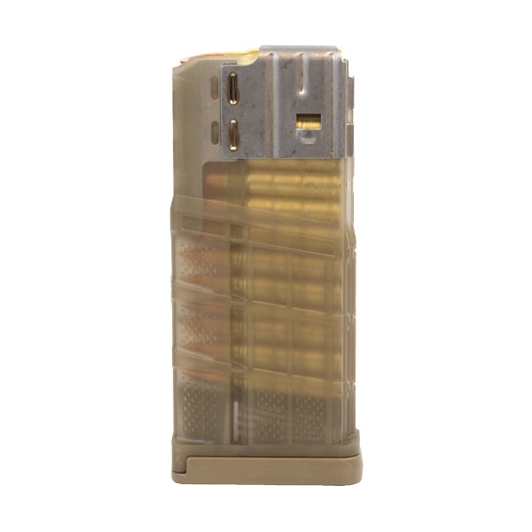 Lancer Magazine L7awm Sr-25 - 7.62x51 25rd Translucent Fde