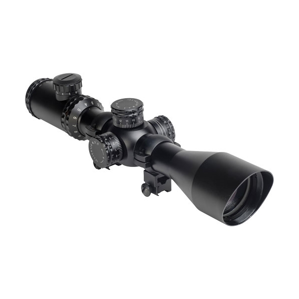 Hatsan Optima 2.5-10x50e Sft - Scope W/ Rings & Caps