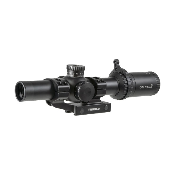 Truglo Omnia 1-8x24mm Scope - 30mm Tube Ir Sp W/1pc Mount Do