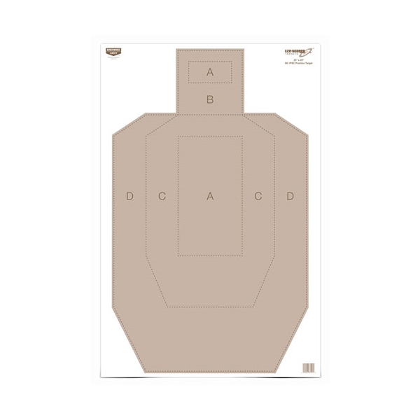 B/c Target Eze-scorer 23"x35" - Ipsc Practice 5 Targets