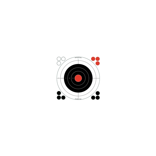 B/c Target Stick-a-bull 12" - Bull's-eye 5 Targets