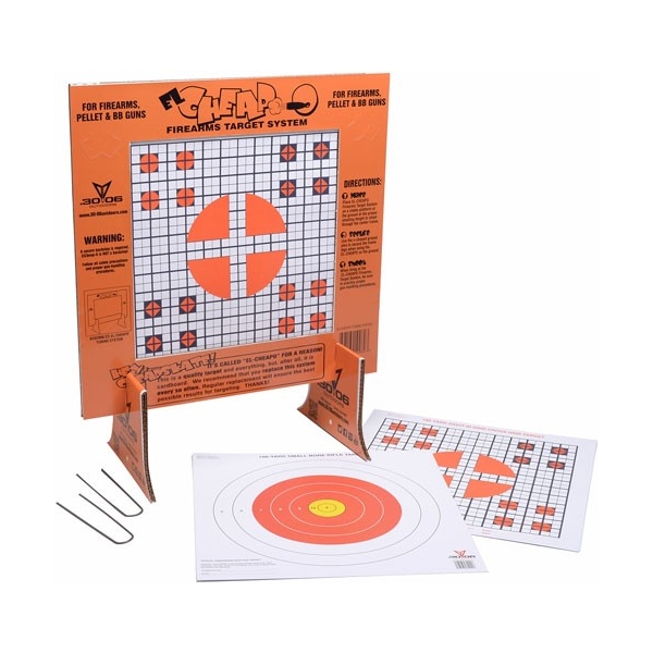 30-06 Outdoors Paper Target El - Cheapo Sight-in W/stand 40ct