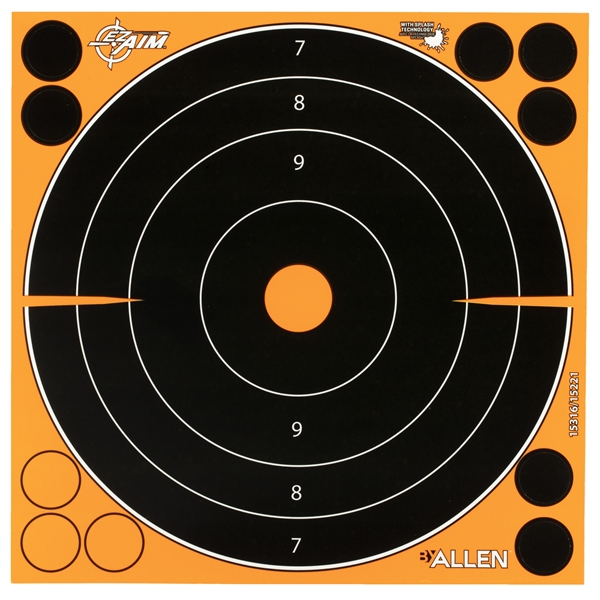 Allen Ez Aim 8"x8" Bullseye 25pk